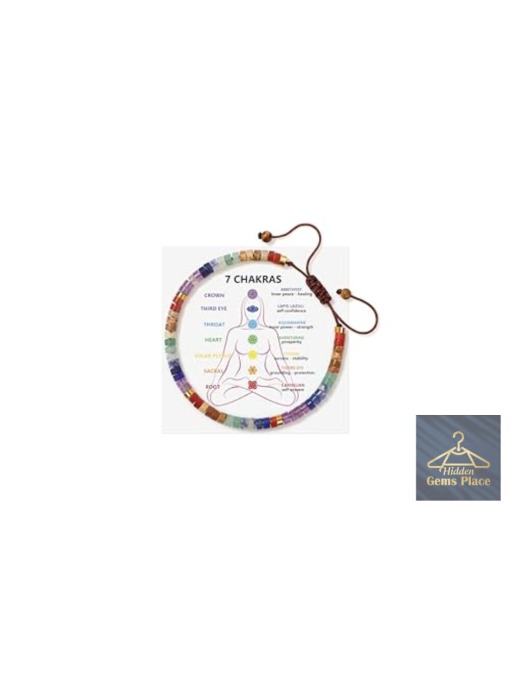 Inspirational Healing Natural Stone Stretch Bracelet Gift for Women